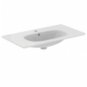 Ideal Standard Tesi Umywalka wisząca lub meblowa 82,5x45 cm z powierzchniami bocznymi biały mat T3509V1