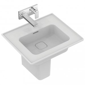 Ideal Standard Strada II Umywalka wisząca lub meblowa 54x46 cm z otworem na baterię, biała T363201