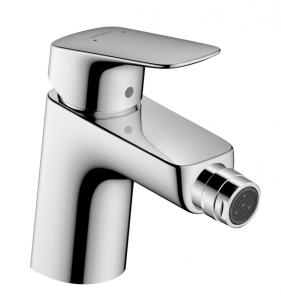 Hansgrohe Logis Jednouchwytowa bateria bidetowa 70 z kompletem odpływowym z cięgłem chrom 71204000