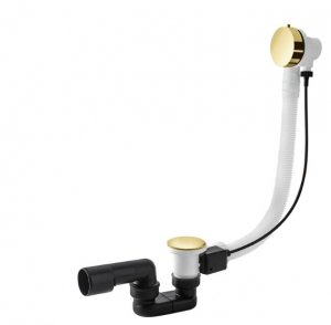 Vedo Minimalista I Przelew wannowy z korkiem automatycznym 70cm 246M/70/ZL