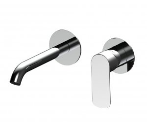 AQG Bateria umywalkowa podtynkowa Vent-i2 Two z wylewką RD, Chrom 01VER160CR