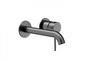 KFA Flint Bateria umywalkowa podtynkowa ścienna grafit mat 96607850