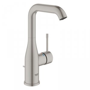 Grohe Essence Bateria umywalkowa z korkiem stal nierdzewna 24174DC1