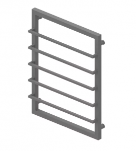 Termix MOKKA Grzejnik łazienkowy drabinkowy 70/53 grafit / antracyt MOKKA7053AN