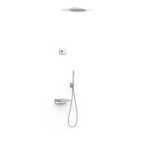 Tres SHOWER TECHNOLOGY ZESTAW ELEKTRONICZNEJ BATERII TERMOSTATYCZNEJ PODTYNKOWEJ 3-DROŻNEJ SHOWER TECHNOLOGY BLUE EDITION PRYSZNICOWE-09286315