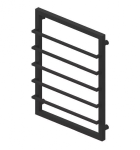 Termix MOKKA Grzejnik łazienkowy drabinkowy 70/53 czarny struktura MOKKA7053CS
