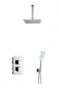 AQG Zestaw prysznicowy termostatyczny Qu Therm EC231 Chrom 19QUTEC23102