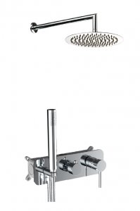 AQG Zestaw prysznicowy podtynkowy poziomy Stick ER245 Chrom 19STIER24502