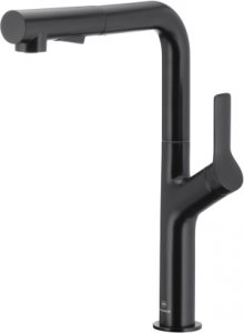 KFA DUERO DESIGN BLACK  bateria kuchenna z wyciąganą wylewką 662322081/24H