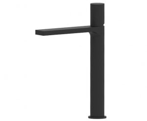 AQG Bateria umywalkowa wysoka Tube Czarny 01TUB120NG