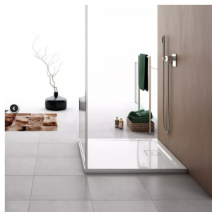 Ronal Sanswiss Livada brodzik kwadratowy 80x80 cm konglomeratowy biały W20Q08004