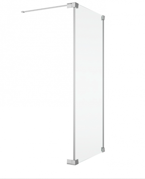 Ronal Sanswiss ścianka boczna 75x200 cm, szkło przezroczyste, profile Srebrny połysk CAT20755007