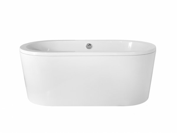 Besco Victoria wanna 185 pod zabudowę + odpływ klik-klak chrom WKV185WZ