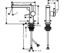 Hansgrohe Tecturis E Jednouchwytowa bateria umywalkowa 110 Fine CoolStart EcoSmart+ bez kompletu odpływowego Biały Matowy 73020420