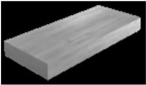 Kerasan 733746 półka podwieszana CM 160 ROVERE ANTICO