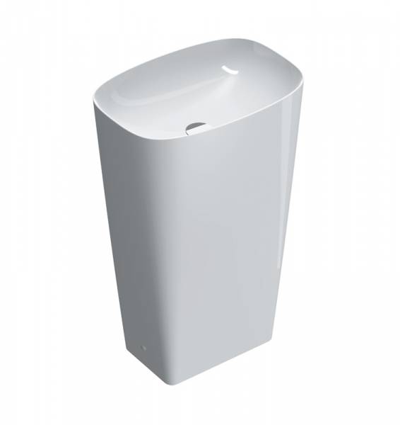 Catalano GREEN LUX 55 umywalka wolnostojąca odpływ ścienny biały połysk 1FRPGRLX00/0428551001