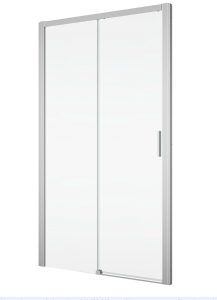 Ronal drzwi jednoczęściowe prawe ze ścianką stałą w linii 160x200 cm, szkło Durlux 200, profile srebrny mat TLS2D1600122