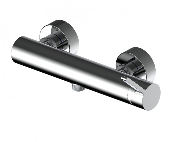 AQG Bateria prysznicowa Urban Flow Chrom z zestawem natryskowym z reduktorem przepływu 01URF325CR