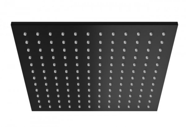Kohlman Experience BLACK deszczownica kwadratowa 25cm czarny mat Q25EB