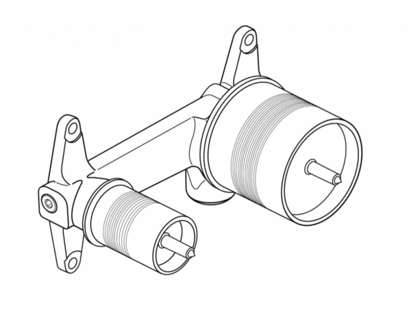 Ideal Standard Element podtynkowy do baterii ściennej A5948NU