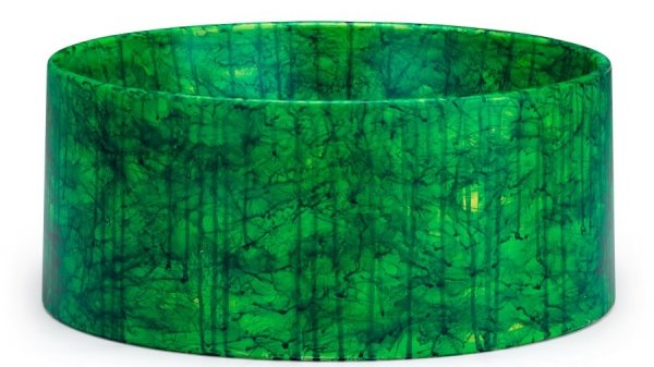 S.V.I.S. Design UMYWALKA 40 CM COLUMBA BASIC - HURRICANE ZIELONY, LAKIER MATOWY