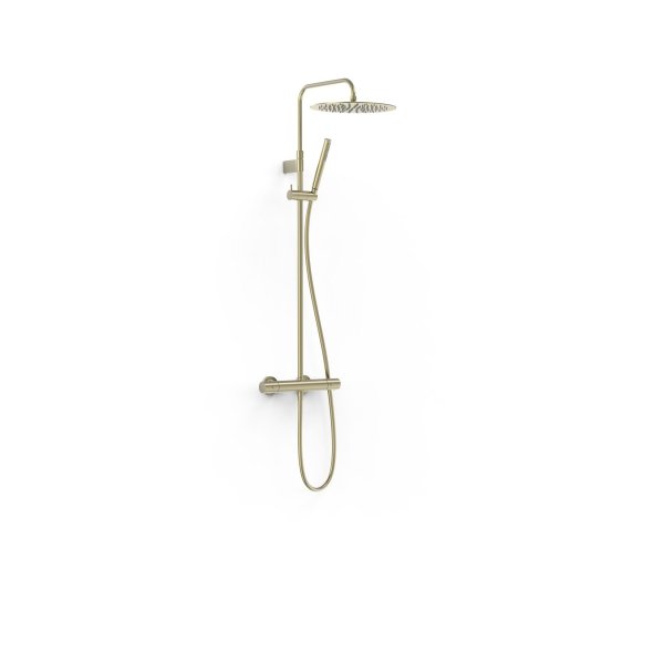 Tres OVER-WALL Zestaw baterii termostatycznej naściennej 2-drożnej prysznicowej Over-wall 19039302CA