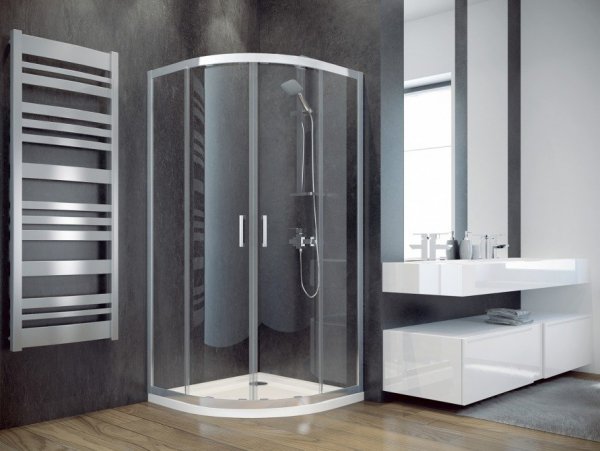 Besco Modern kabina półokrągła 90 MP90185M