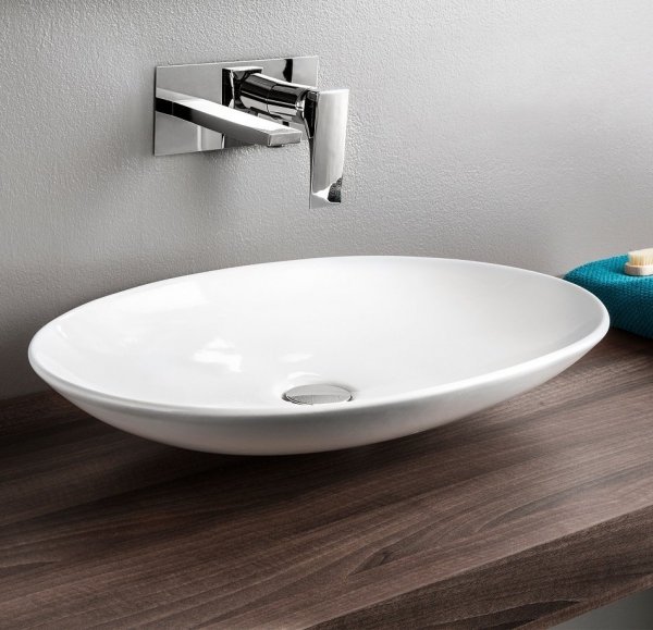 Artceram LFL00101;00 LA FONTANA umywalka nablatowa 60X42 / BIANCO jednolity
