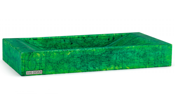   S.V.I.S. Design UMYWALKA 60 CM SIRIUS BASIC - HURRICANE, ZIELONY, LAKIER MATOWY