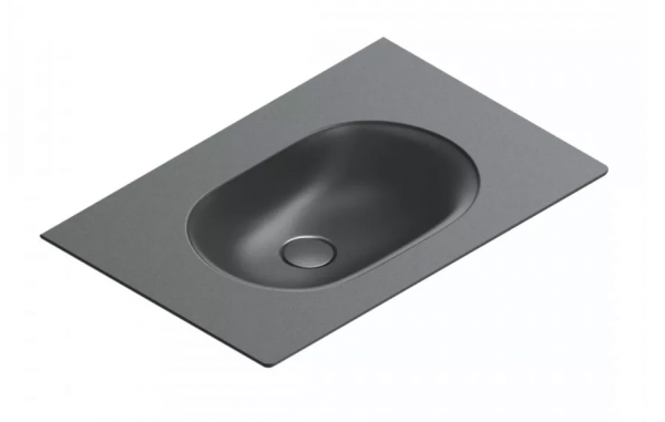 Catalano SFERA umywalka prostokątna 60x50 czarny mat 0520610022