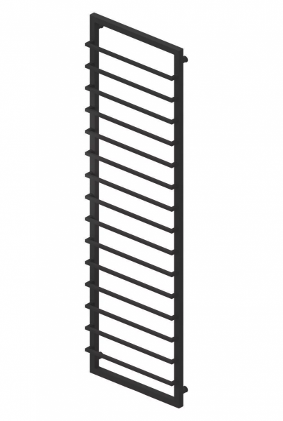 Termix MOKKA Grzejnik łazienkowy drabinkowy 180/53 czarny struktura MOKKA18053CS