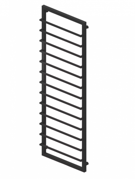 Termix MOKKA Grzejnik łazienkowy drabinkowy 160/53 czarny mat MOKKA16053CM