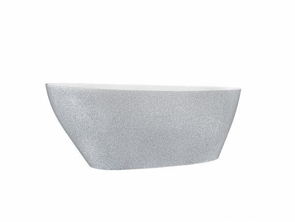 Besco Goya Glam 170 wanna wolnostojąca złota + Goya Glam 170 srebrna + klik-klak chrom WMD170GS