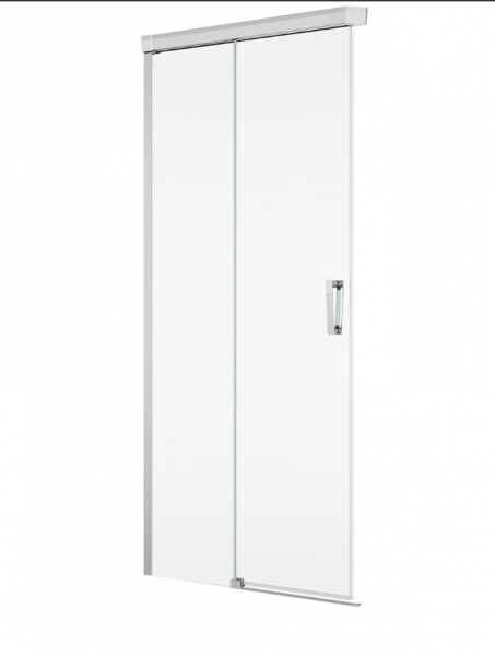 Ronal Sanswiss wejście narożne rozsuwane dwuczęściowe lewe 70-120x0-200 cm, szkło przezroczyste, profile Srebrny połysk CAE2GSM15007