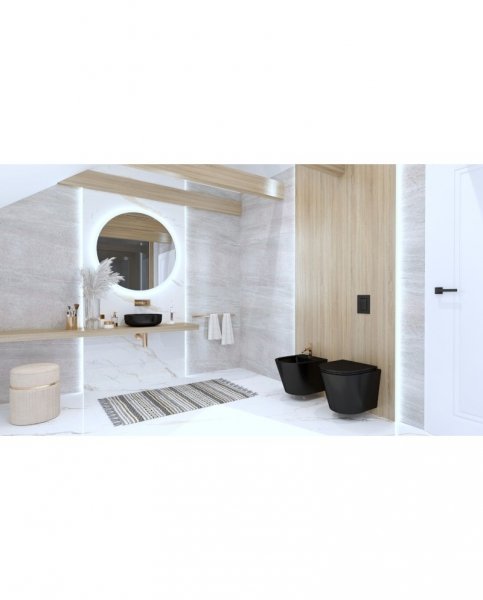 Lavita Umywalka nablatowa Cordoba Black 41,5cm 5908211404653