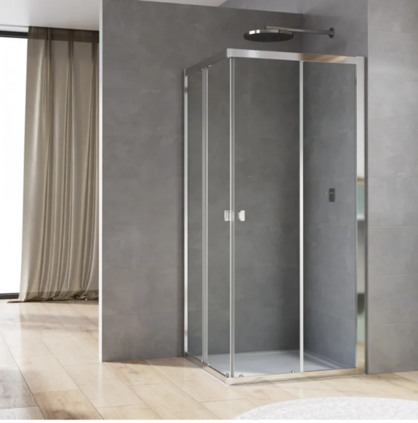 Ronal Sanswiss Arelia kabina prysznicowa kwadratowa 90 cm srebrny polerowany D20SE20904007