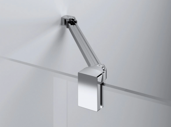 Ronal Sanswiss wejście narożne dwuczęściowe 120x200 cm, szkło Durlux 200, profile chrom PUE2PG1201022