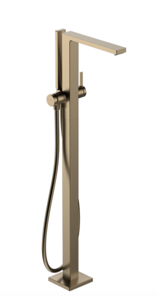 Hansgrohe Tecturis E Jednouchwytowa bateria wannowa wolnostojąca brąz szczotkowany 73445140