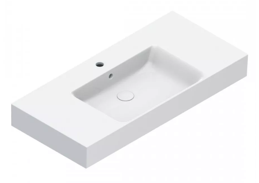 Catalano PREMIUM umywalka 100x47 komora centr. z/o biały połysk 0221011001