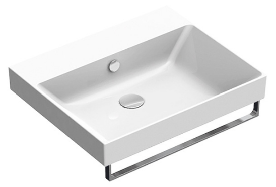 Catalano ZERO 50x50 umywalka b/o z kompletem mocowań biały połysk 150ZP00/0120500001