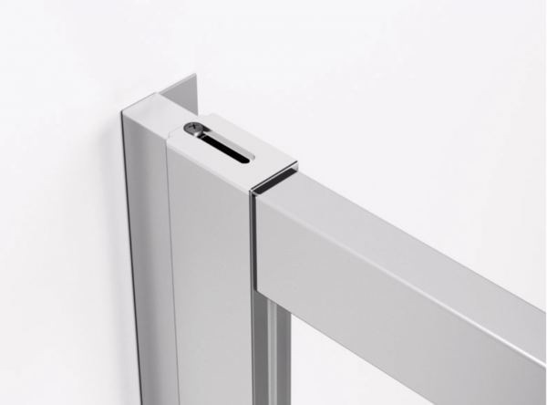 Ronal kabina półokrągła z drzwiami rozsuwanymi 80x200 cm, szkło przezroczyste, profile biały TLSR550800407