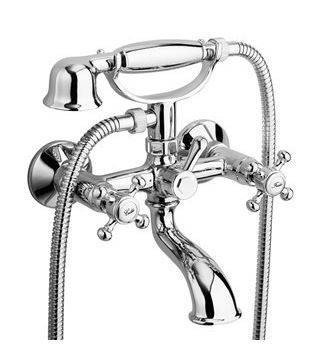 Reitano Atea Bateria wannowa - kompletna ścienna chrom R301
