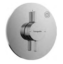 Hansgrohe DuoTurn S Bateria z mieszaczem, podtynkowa do 1 odbiornika Czarny Matowy 75618670