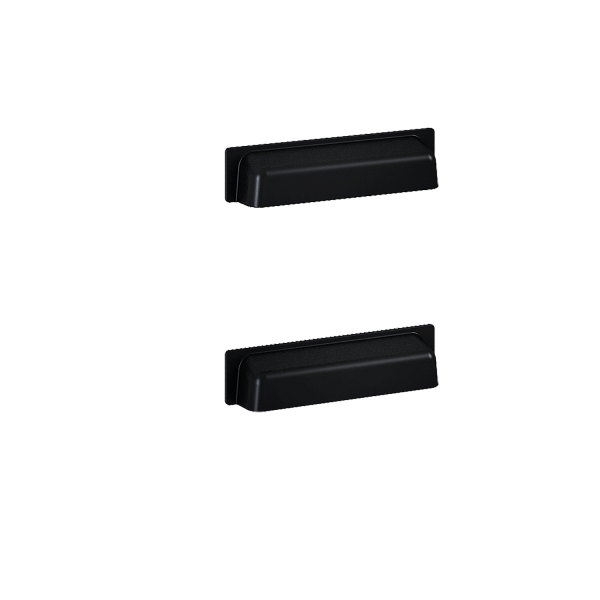 Elita KOMPLET UCHWYT INGE CZARNY MAT 11,6 cm 2 SZT 167193