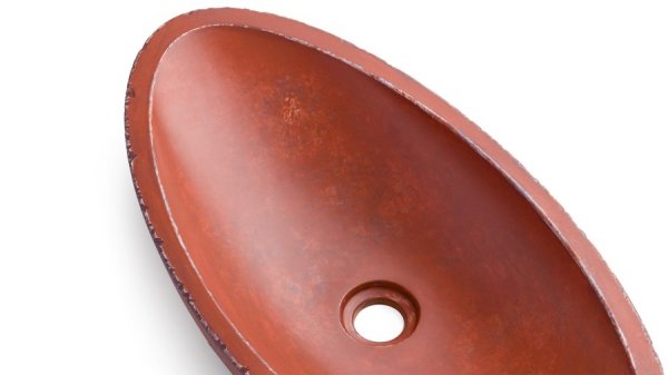  S.V.I.S.Design UMYWALKA 60 CM ORION BASIC - VINTAGE, BRĄZOWO-CZERWONY, LAKIER MATOWY