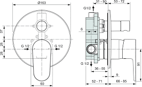 Ideal Standard Cerafine O Bateria wannowo-prysznicowa podtynkowa chrom A7193AA