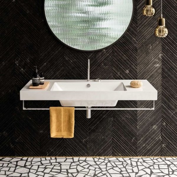 Catalano ZERO 125x50 umywalka b/o z symetryczną powierzchnią odkładczą 1125ZEUP00/0121260001