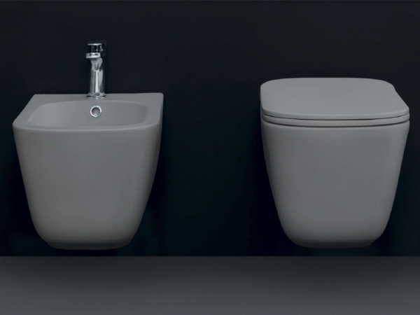 Kerasan 512559 TriBeCa bidet podwieszany GRIGIO MATT + WB9N
