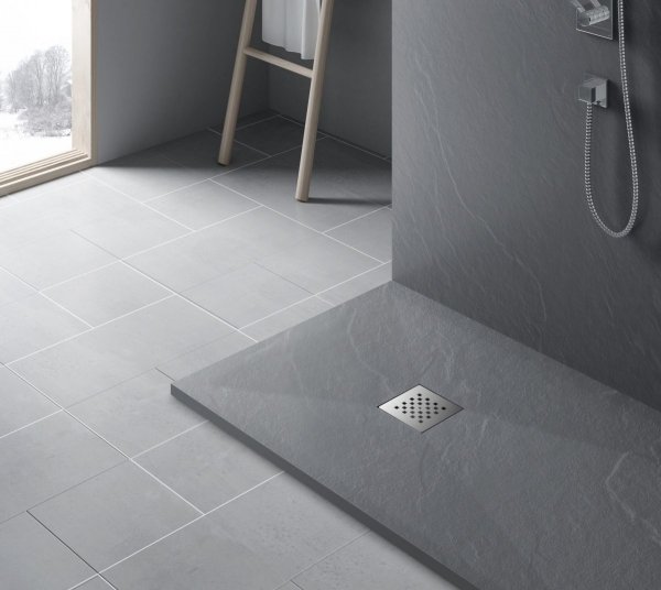BALNEO BRODZIK STONE-TRAY LIGHT GRAY 90x90cm STFLG909025