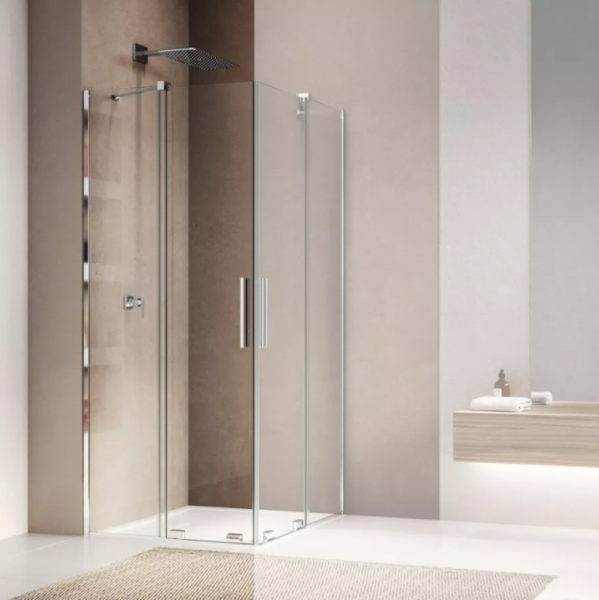 Ronal  Sanswiss Amalia drzwi prysznicowe 90 cm część 1/2 prawe srebrny połysk D35SE2R0905007